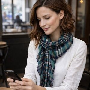 Sambar Smocked Rayon Scarf